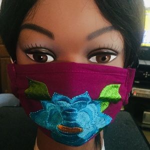 “Authentic” Mexican embroidered handmade facemask